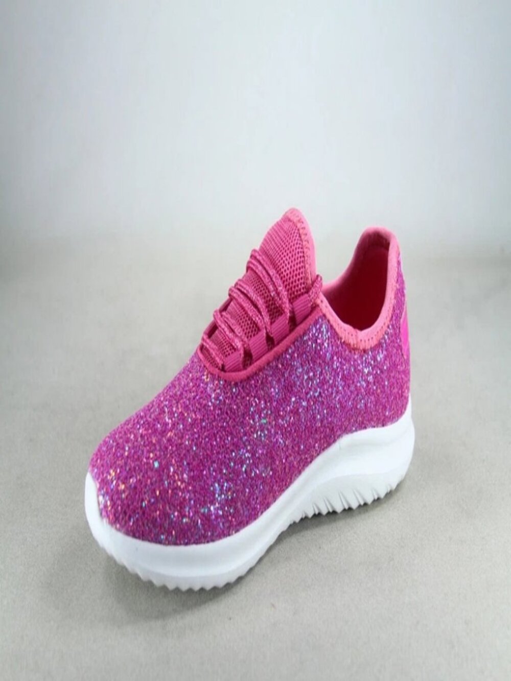 Women's Fashioin Glitter Sparkly Lightweight Metallic Tennis Sneaker Shoes